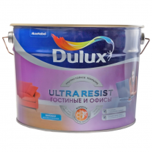  Краска DULUX Ultra Resist гостиные и офисы, ультрастойкая BC 2,25 л. (Основа под колер), фото 1 