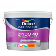  Краска DULUX Professional 'BINDO-40' полуглянцевая 9 л. BW, фото 1 