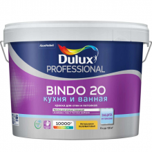  Краска DULUX Professional BINDO-20 интерьерная полуматовая 9 л. BW, фото 1 