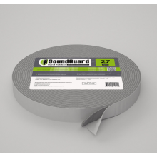  SoundGuard Band Rubber Самоклеящаяся демпферная каучуковая лента для виброизоляции шириной 27 мм, фото 1 