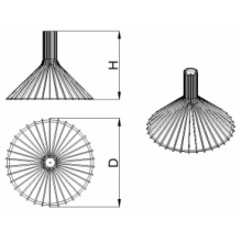  Светильник потолочный Conical Lite (H=450, D=495), фото 4 