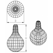  Светильник потолочный Pear Lite (H=540 мм, D=340 мм), фото 5 