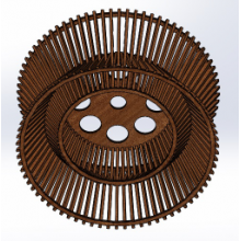  Светильник потолочный Rondella Lite (H=220мм, D=450мм), фото 2 