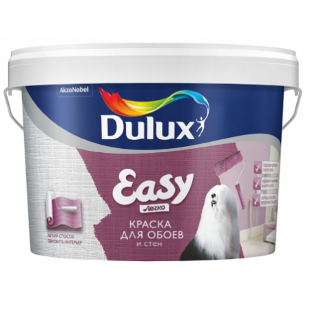  Краска для обоев и стен 'Dulux Easy' 10 л. BW, фото 1 