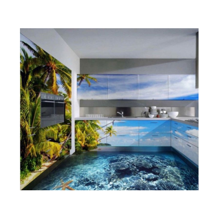  Наливной пол Тэпинг 205 Прозрачный, двухкомпонентный эпоксидный,  комплект 21.6 кг., фото 2 