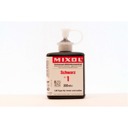  Колер универсальный Mixol №1(200 ml) черный, фото 1 