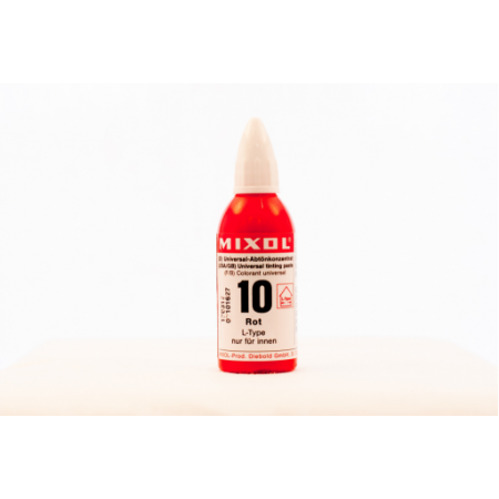  Колер универсальный Mixol №10(20 ml) красный, фото 1 