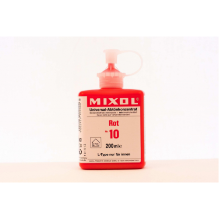  Колер универсальный Mixol №10(200 ml) красный, фото 1 