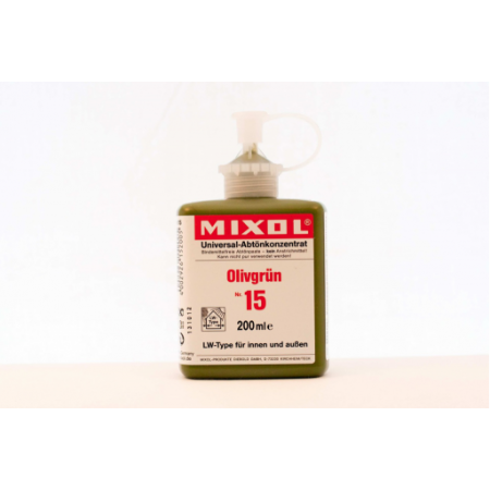  Колер универсальный Mixol №15(200 ml) оливковый, фото 1 