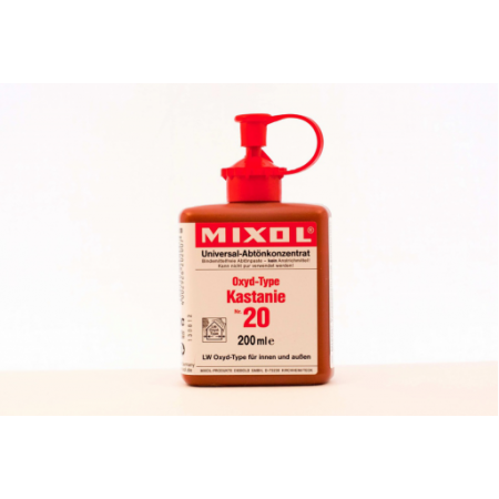 Колер универсальный Mixol №20(200 ml) каштановый, фото 1 