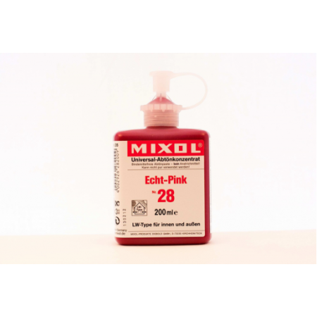  Колер универсальный Mixol №28(200 ml) розовый прочный, фото 1 