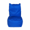  Бескаркасное кресло-мешок со спинкой "Throne" синий (350л), фото 1 